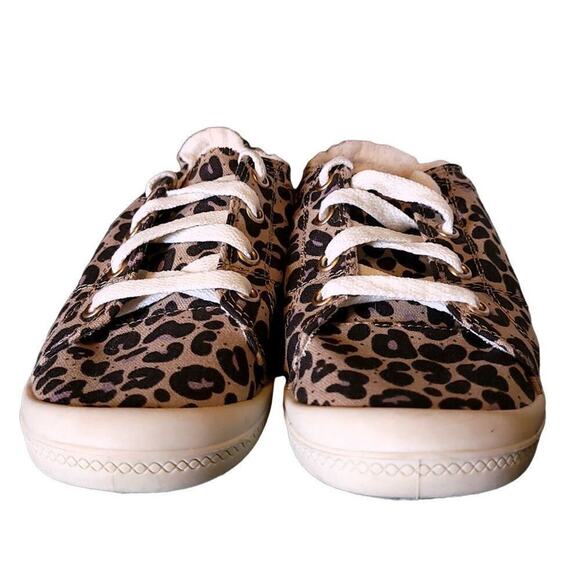 Time And Tru Women's Shoes Size 6.5 Leopard Print Brown Tan Memory Foam   - Picture 6 of 10